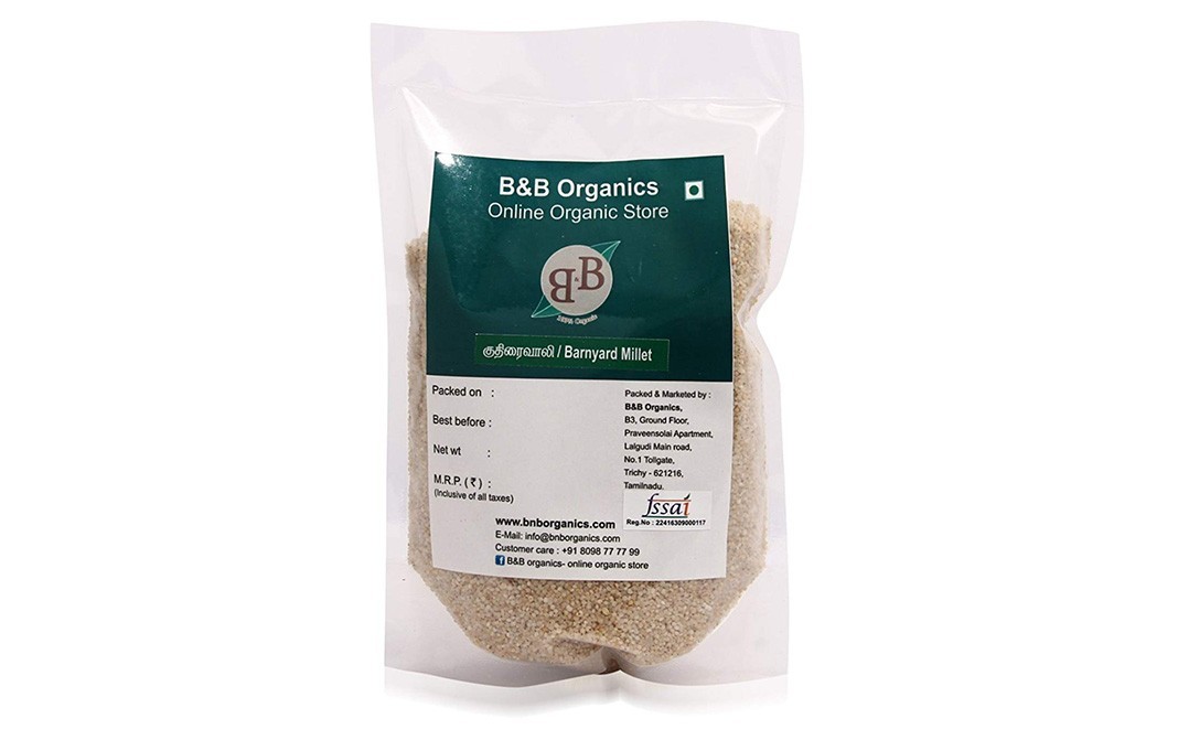B&B Organics Barnyard Millet    Pack  10 kilogram